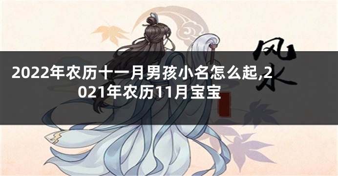 2022年农历十一月男孩小名怎么起,2021年农历11月宝宝