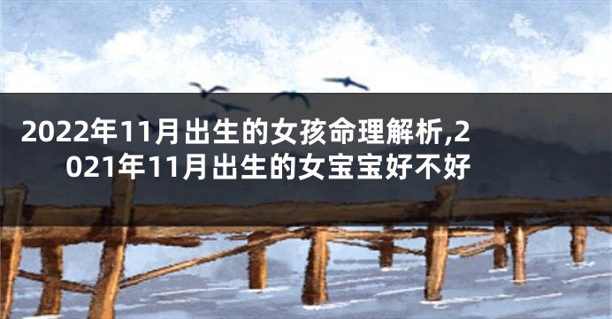 2022年11月出生的女孩命理解析,2021年11月出生的女宝宝好不好