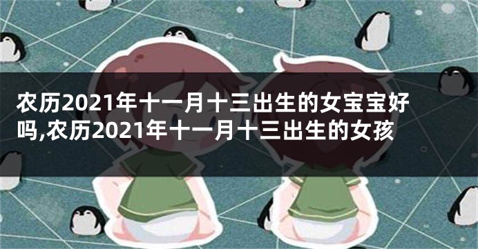 农历2021年十一月十三出生的女宝宝好吗,农历2021年十一月十三出生的女孩