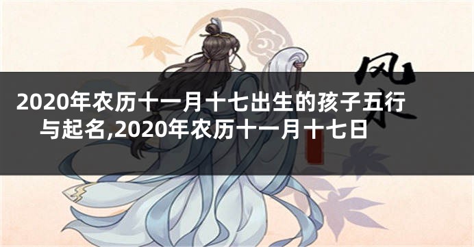 2020年农历十一月十七出生的孩子五行与起名,2020年农历十一月十七日