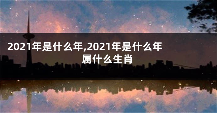2021年是什么年,2021年是什么年属什么生肖