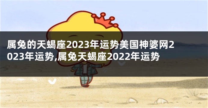 属兔的天蝎座2023年运势美国神婆网2023年运势,属兔天蝎座2022年运势