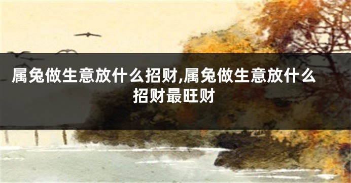 属兔做生意放什么招财,属兔做生意放什么招财最旺财