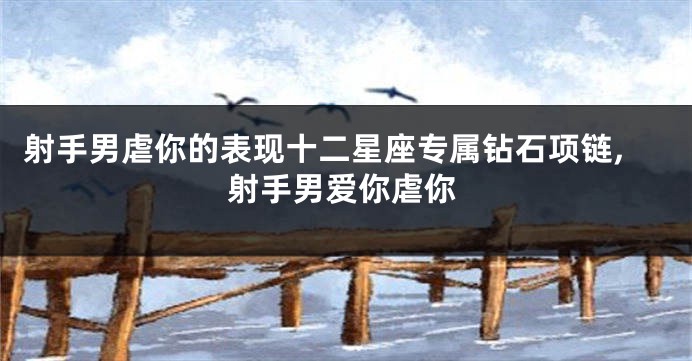 射手男虐你的表现十二星座专属钻石项链,射手男爱你虐你
