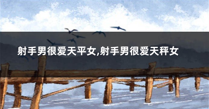 射手男很爱天平女,射手男很爱天秤女