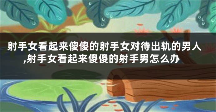 射手女看起来傻傻的射手女对待出轨的男人,射手女看起来傻傻的射手男怎么办