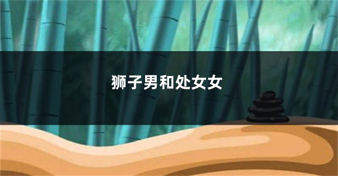 狮子男和处女女
