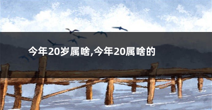 今年20岁属啥,今年20属啥的