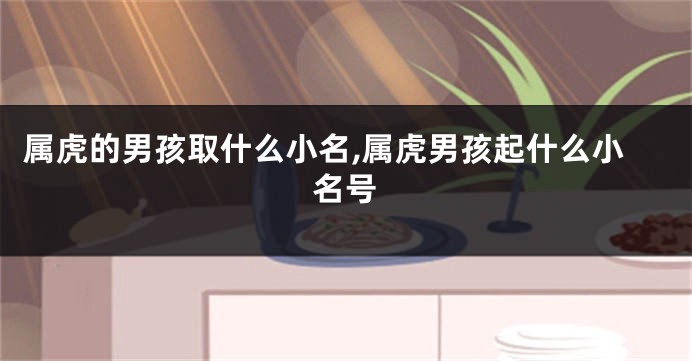属虎的男孩取什么小名,属虎男孩起什么小名号