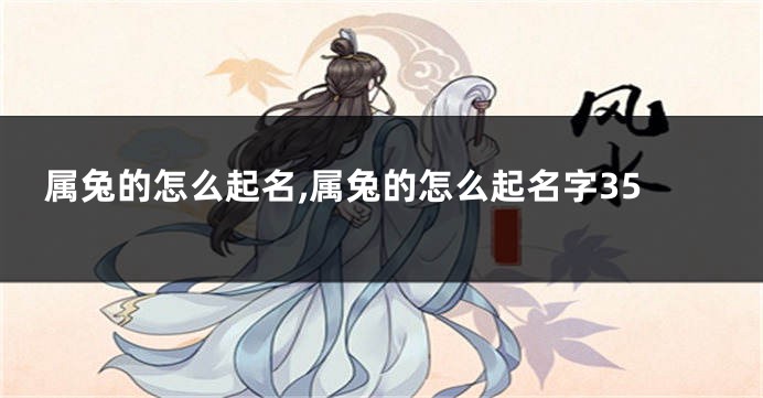 属兔的怎么起名,属兔的怎么起名字35