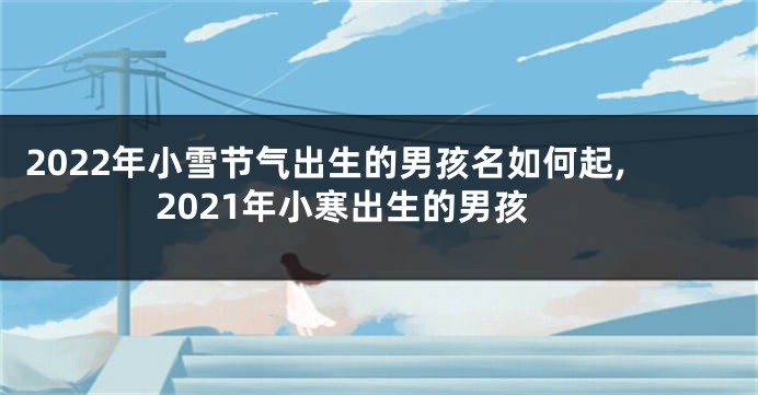 2022年小雪节气出生的男孩名如何起,2021年小寒出生的男孩
