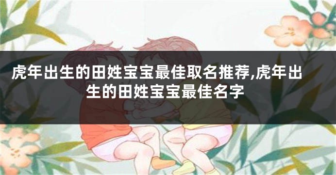 虎年出生的田姓宝宝最佳取名推荐,虎年出生的田姓宝宝最佳名字