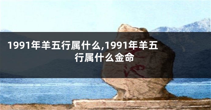 1991年羊五行属什么,1991年羊五行属什么金命