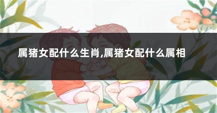 属猪女配什么生肖,属猪女配什么属相