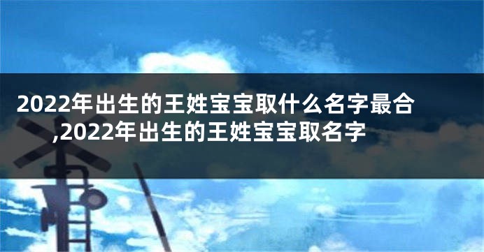 2022年出生的王姓宝宝取什么名字最合,2022年出生的王姓宝宝取名字