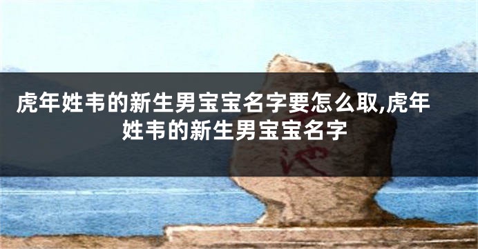 虎年姓韦的新生男宝宝名字要怎么取,虎年姓韦的新生男宝宝名字
