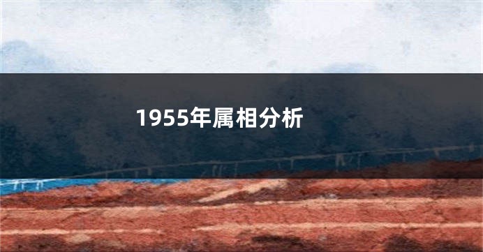 1955年属相分析