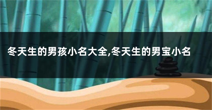 冬天生的男孩小名大全,冬天生的男宝小名