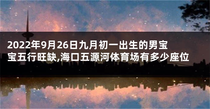 2022年9月26日九月初一出生的男宝宝五行旺缺,海口五源河体育场有多少座位