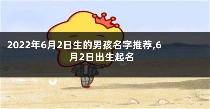 2022年6月2日生的男孩名字推荐,6月2日出生起名