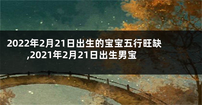 2022年2月21日出生的宝宝五行旺缺,2021年2月21日出生男宝