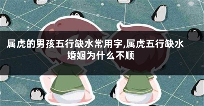 属虎的男孩五行缺水常用字,属虎五行缺水婚姻为什么不顺