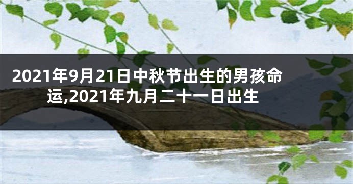 2021年9月21日中秋节出生的男孩命运,2021年九月二十一日出生