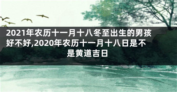 2021年农历十一月十八冬至出生的男孩好不好,2020年农历十一月十八日是不是黄道吉日