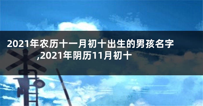2021年农历十一月初十出生的男孩名字,2021年阴历11月初十