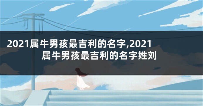2021属牛男孩最吉利的名字,2021属牛男孩最吉利的名字姓刘