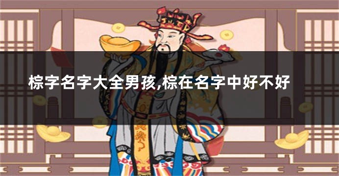 棕字名字大全男孩,棕在名字中好不好