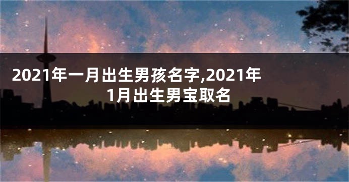 2021年一月出生男孩名字,2021年1月出生男宝取名