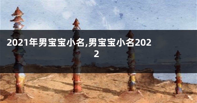 2021年男宝宝小名,男宝宝小名2022