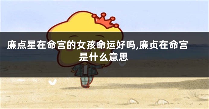 廉点星在命宫的女孩命运好吗,廉贞在命宫是什么意思