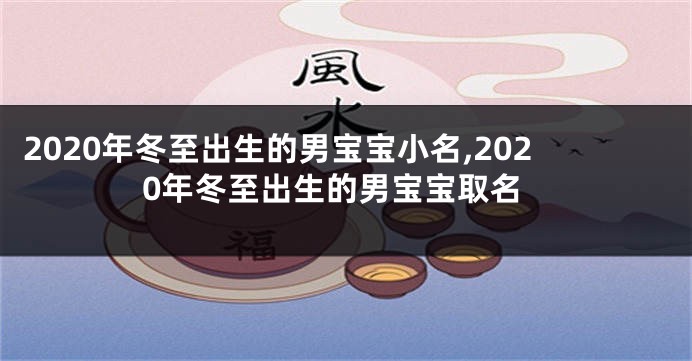 2020年冬至出生的男宝宝小名,2020年冬至出生的男宝宝取名
