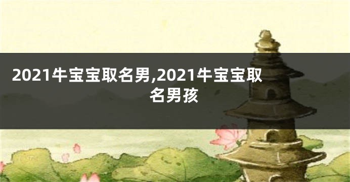 2021牛宝宝取名男,2021牛宝宝取名男孩