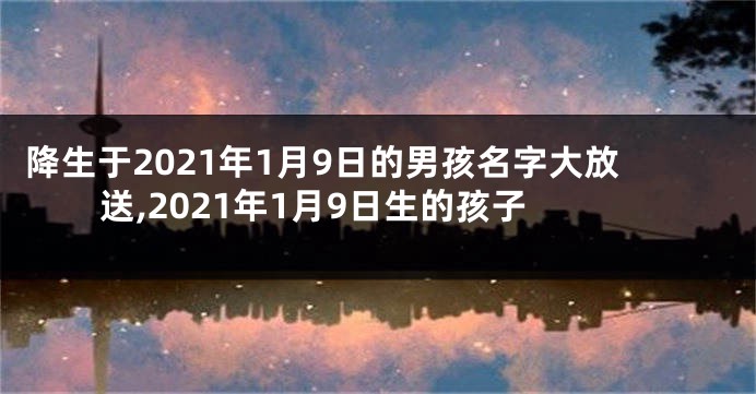 降生于2021年1月9日的男孩名字大放送,2021年1月9日生的孩子