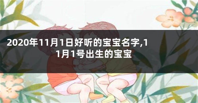 2020年11月1日好听的宝宝名字,11月1号出生的宝宝