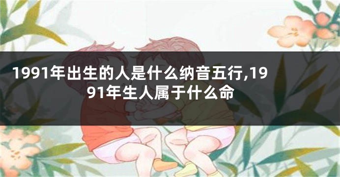 1991年出生的人是什么纳音五行,1991年生人属于什么命