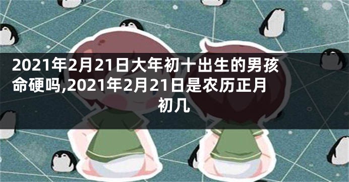 2021年2月21日大年初十出生的男孩命硬吗,2021年2月21日是农历正月初几
