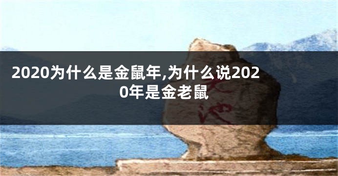 2020为什么是金鼠年,为什么说2020年是金老鼠