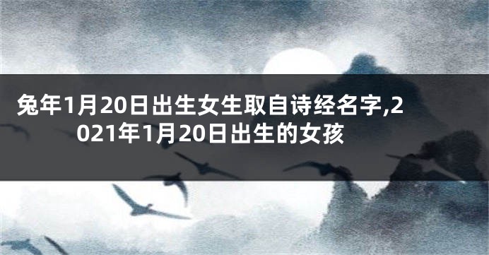 兔年1月20日出生女生取自诗经名字,2021年1月20日出生的女孩