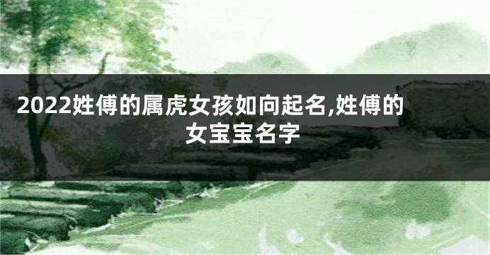 2022姓傅的属虎女孩如向起名,姓傅的女宝宝名字