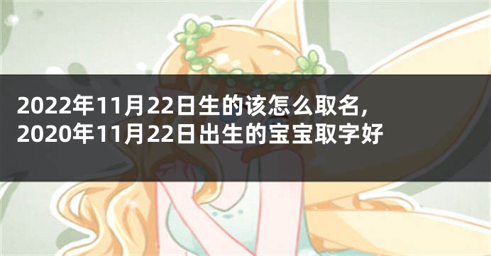 2022年11月22日生的该怎么取名,2020年11月22日出生的宝宝取字好
